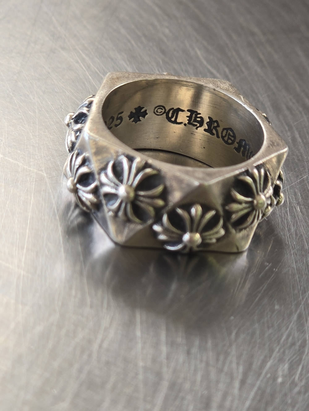Chrome hearts silver ring